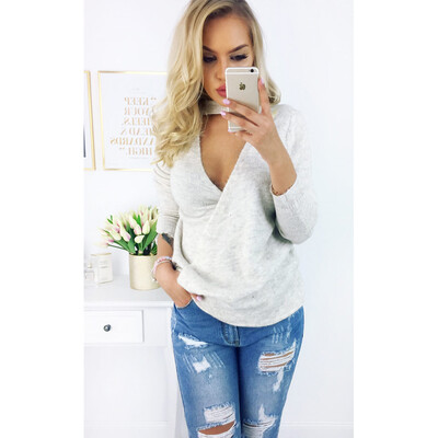 

Sexy Two Sides Wear Sweater Womens Jumper