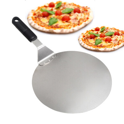 

Pizza Spatula Stainless Steel Round Pizza Paddle Cake Safe Lifter Transfer Shovel Kitchen Baking Tool