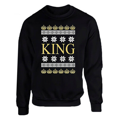 

Black and red men's sports casual With the king's letter