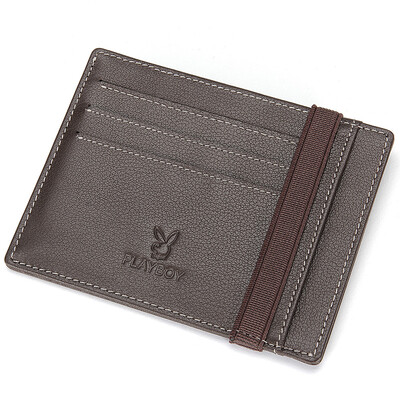 

Playboy men&39s leather play card certificate card bag business casual multifunctional wallet PAD0721-7L blue