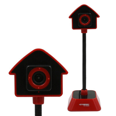 

Modern HYUNDAI camera computer desktop free drive network HD built-in microphone HYC-HD2000 red&black
