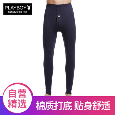 

Playboy 7527 Men&39s Warm Single Pants Pure Cotton Men&39s Underwear Men&39s Basic Thin Cotton Pants Winter Navy Blue