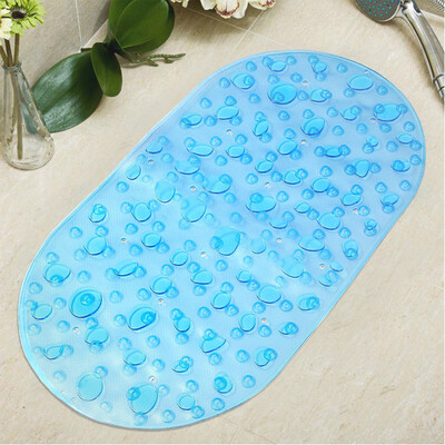 

Suat pebble bathroom bathtub anti-slip mat shower mat 36 69cm blue