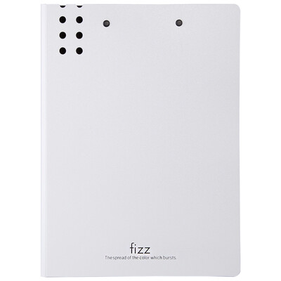 

Fizz thickened A4 double strong folder board color file folder folder office supplies white A2386