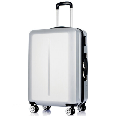 

Vantiiear TROLLEY CASE Caster wear-resistant anti-fall suitcase 20-inch men&women suitcase boarding box silver