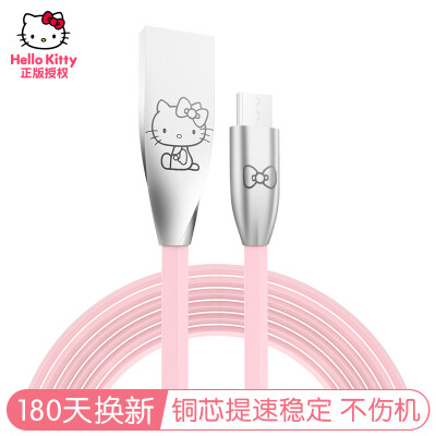 

Hello Kitty Android Micro data line cartoon cute cell phone charging cable for Huawei / Samsung / millet 2 meters