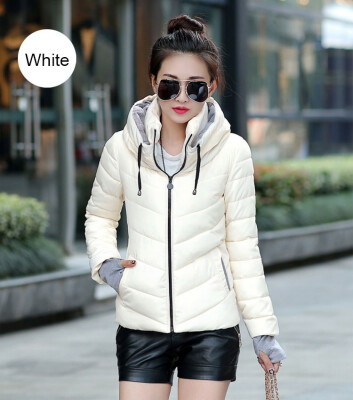 

2017 Winter Jacket Women Parka Thick Winter Outerwear Plus Size Down Coat Short Slim Design Cotton-padded Jackets and Coats