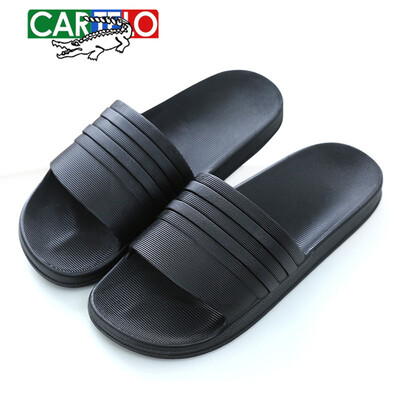 

Card Di Le crocodile four seasons men&women home slippers bathroom bath non-slip one soft bottom indoor home beach couple sandals male K7DXY8827 blue 260 40-41
