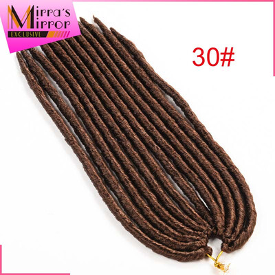 

Wholesale 9packsLot crochet twist hair synthetic faux locs crochet hair Kanekalon Soft dread Fauxlocs 14 18" for black women