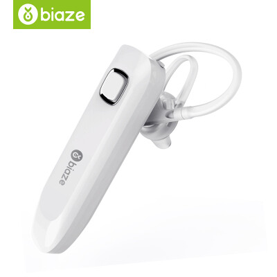 

BIAZE Business Bluetooth Headset Sport Bluetooth Headset Bluetooth 4.1 Long Standby Waterproof Earphone Hanging Ear Suitable for Android / Apple D22 White