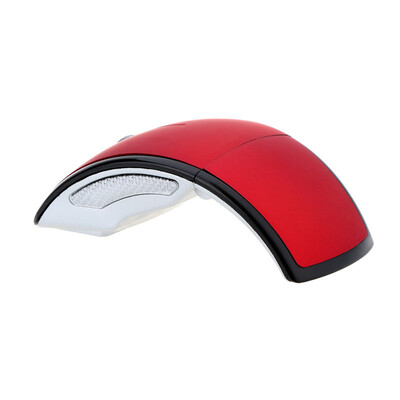 

Hongsund 2.4Ghz Wireless USB Optical Foldable Arc Mouse Snap-in Transceiver Portable Folding Mice For Laptop Notebook PC Computer