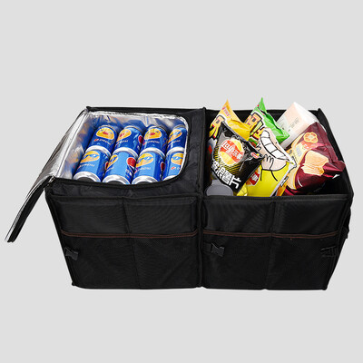 

Royal horse multi-function car storage box trunk storage box beef tendon cloth car debris storage box upgrade fresh preserv