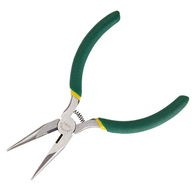 

Deli deli high carbon steel precision forging mini toothed nose pliers sharp pliers pointed nose pliers clamping pliers 5 inch DL20026