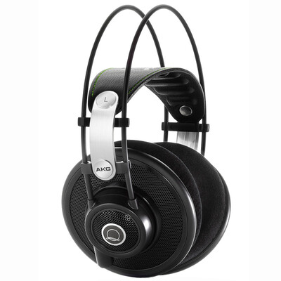 

Love technology AKG Q701 headset stereo phone headset HIFI music headset high fidelity reference level headset black
