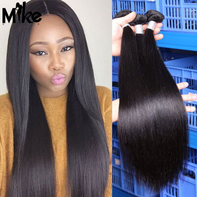 

7A Brazilian Virgin Hair Straight 3 Bundles 100 Natural Human Hair MikeHAIR Brazilian Hair Weave Bundle Deals