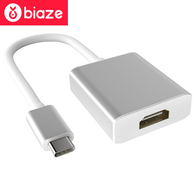 

Biya Zi BIAZE Type-C to HDMI Converter USB31 to HDMI Adapter New Macbook TV Projector Monitor ZH14 Aluminum