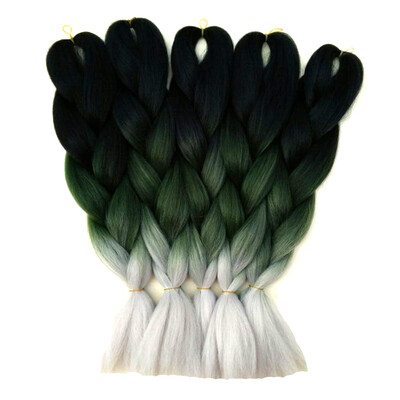 

1pcspack Chorliss 24" Ombre Braiding Hair Crochet Braids Synthetic Crochet Hair Extension 100gpack