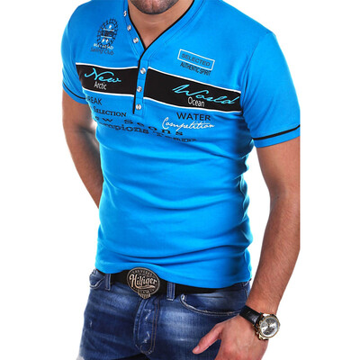 

Mens Fashion Personality Cultivating Short-sleeved Shirt