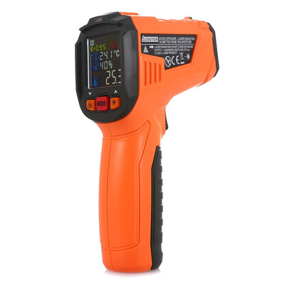 

PEAKMETER PM6519C Infrared Thermometer Handheld Temperature Tester Ambient Temperature Tester -50 ° C-500 ° C