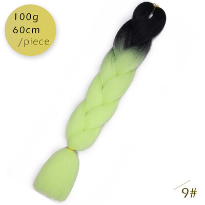 

AISI HAIR 100g / pcs 24inch   Kanekalon гигантский   косы Волосыломбер Две тонныЦветные синтетические волосы для кукол Вязание крю
