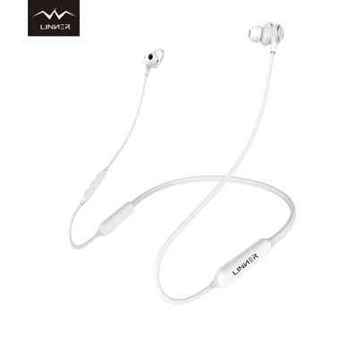

Linner listening to the ear NC50 active noise reduction Wireless Bluetooth sports call running magnetic waterproof into the ear headphones music stereo headphones ivory