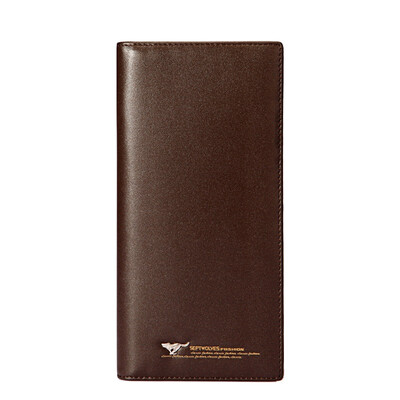 

Seven wolves wallets men long section first layer cowhide multi-bit men&39s stalls 3A1310179-02 brown