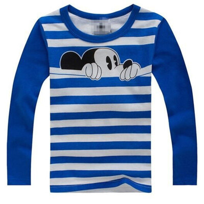 

Kids T Shirt Autumn Winter Cartoon Long Sleeve Baby Boys Girls T-Shirt Children Round Neck pullovers Tee Unisex Clothes