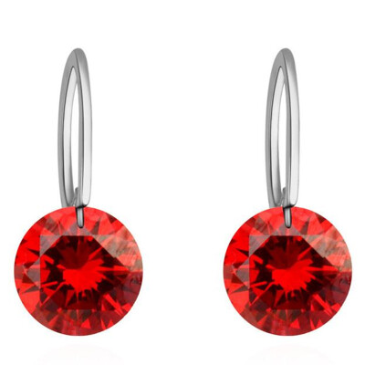 

Cubic Zirconia Drop Серьги Белый холодный цвет CZ Clear Серьги Подарки для женщин Модные аксессуары для ювелирных изделий 23966