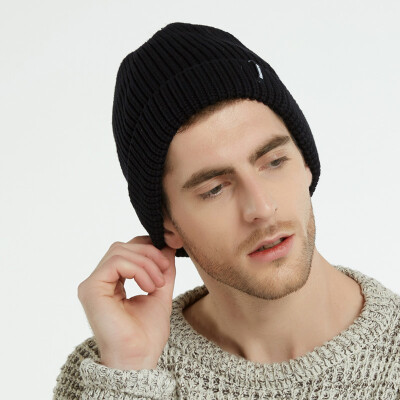 

LACKPARD fashion male cap autumn winter warm hat ear protection knitted cap outdoor sports ski and run cap