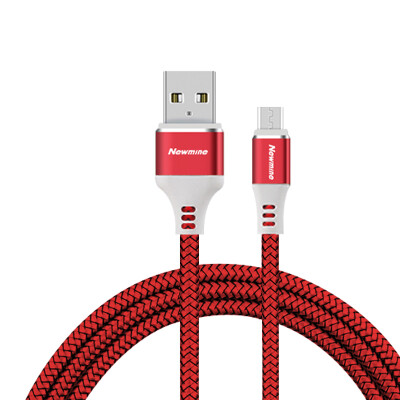 

Newman Andrews data cable fast charger line 1 m suitable for Samsung / Huawei / millet / Meizu / HTC / Sony and other red