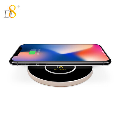 

D8 iPhone8 / 8plus wireless charger Apple genuine original QI Samsung S8 Android D8 mobile phone eight common X black