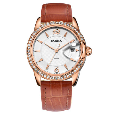 

CASIMA роскошные бренды женские часы Fashion случайные дамы кварцевые наручные часы женские кожаные водонепроницаемые relojes