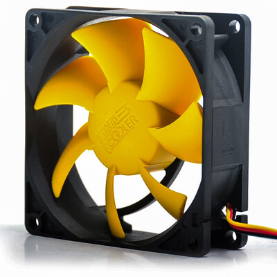 

Overclocking three (PCCOOLER) Crystal F-126 12CM Chassis fan (CPU cooling fan / LED blue mute / computer power supply fan / adapter cable