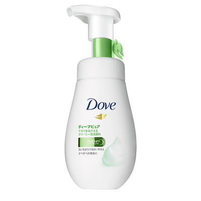 

Dove moisturizing cleansing mousse foam cleanser mousse series 160ml Japan imported amino acid cleanser moisturizing new&old packaging random hair