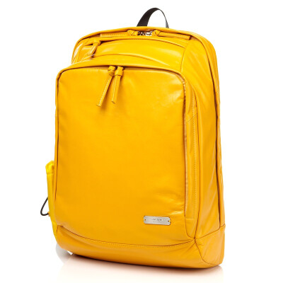 

New beauty Samsonite red standard Bowery Korean version of the trend of leisure computer shoulder bag 98B * 06001 yellow