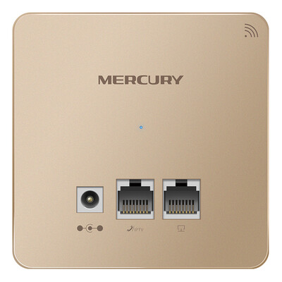 

Mercury (MERCURY) MIAP301D Gold Edition 300M беспроводной AP Panel 86 отель бизнес-класса Villa точка доступа Wi-Fi для управления питанием переменного тока