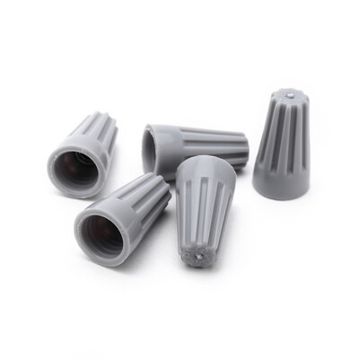 

50 pieceslot Suyep Screw-On Wire Connectors Standard Type P1 Grey