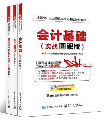 

会计从业资格无纸化考试辅导系列实战图解版共3册
