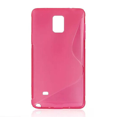 

Arc Matte Soft Silicone Fitted Protector Cover Case for Samsung Note 4
