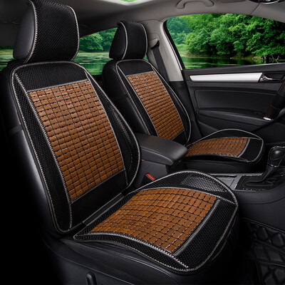 

Purple wind bell bamboo car seat single piece breathable summer chair cushion cool pad summer mahjong bamboo seat car seat cushion car mat four seasons universal single bamboo piece - coffee color