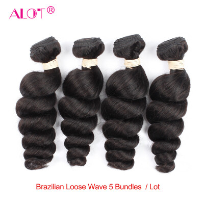 

Alot Hair Product Loose Wave 5 pcs 8 to 28 inch Malaysian Hair