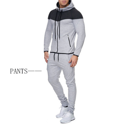 

New Men Fashion 2 Parts Hooded Sweatshirt&Sport Pants Set