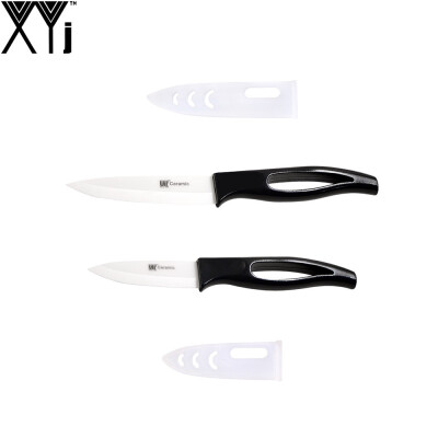 

New Arrival 3, 4 Inch Ceramic Knife XYJ Brand Ergonomic Grip Design Cooking Tools Paring Utility Sharp Kitchen Knife 2 Pcs Set