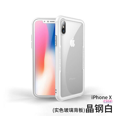 

Flying Apple x Мобильная оболочка iPhoneX / 10 Обложка Apple All-inclusive shatter-resistant cover Закаленное стекло Shell White