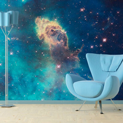 

Custom 3d mural universe Nebula Star Wallpaper personality modern living room coffee bar KTV large mural wallpaper