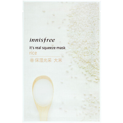 

Innisfree (Innisfree) действительно экстракционной Xianrun маска - рисовый 20 мл (увлажняющий питательный сна Radiance Уход за кожей)