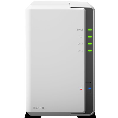 

Synology DS218j 2-bay NAS Network Storage Server no internal hard drive