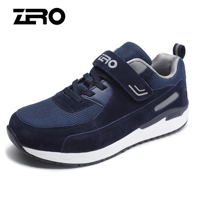 

Zero degree ZERO men&women sports outdoor middle-aged walking slip shock absorption casual old shoes Y73100 mens dark blue 45