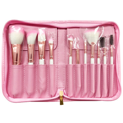 

Hello Kitty Makeup Brush Set Professional Makeup Brush Set Complete Foundation Brush Eyeshadow Brush Blush Brush Beauty Makeup Makeup Tool Brush 11 White Makeup Brush PU Bag