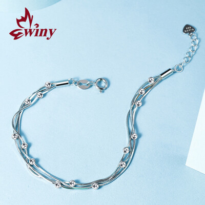 

Only Winy Silver Bracelet Women 925 Silver Japan&South Korea Jewelry Gifts Girlfriend Birthday Gift Zhu Yu Liu Nian